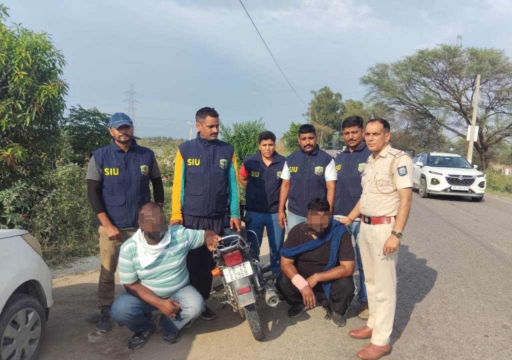 Major Crackdown by Una Police Two Smugglers Arrested with 6332g of Chitta Contraband Recovered from Motorcycle